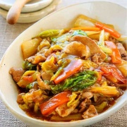 ♡一品で大満足！豚肉と白菜のうま煮♡【#簡単レシピ #時短 #節約 #白菜レシピ #豚こま #あんかけ 】