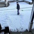 大雪翌日。