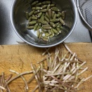 初物、つくしの卵焼き