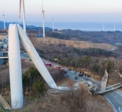 ポキッと折れた風力発電機…強風ではなかったのになぜ？耐用年数20年？＝韓国の反応