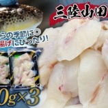 『ふるさと特産品　長根水産さんのフグ　エフリカさんのアウトドアグッズ』の画像