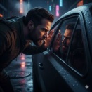 "lean in close"と"approach"はどう違うのですか？