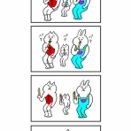 ねこのなめろうくん４コマ漫画