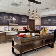 ホテルの朝食ブッフェ