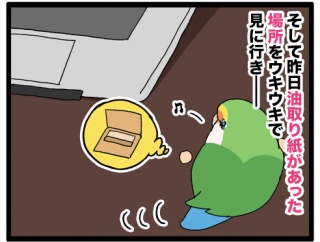 ゴルちゃんのお気に入りの紙、１日でなくなる