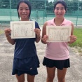 夏季ジュニアテニス大会２日目・女子結果速報