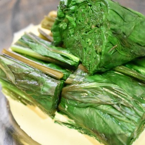 野趣あふれる香り♪山ほうれん草のおひたし