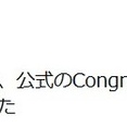 公式のcongressional  fellowではないということです