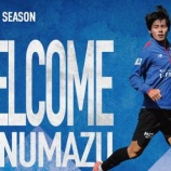 『「左利きはロマン」アスルクラロ沼津 FC東京から元Ｕ-18韓国代表ＤＦペク・インファンが期限付き移籍で加入することを発表「目標達成のために全力を尽くします」』の画像