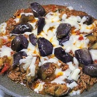 煮込まず15分で簡単！なすとひき肉のトマト炒め♪連載
