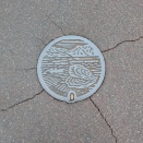 広島県廿日市市　マンホールの蓋　2025年12月撮影