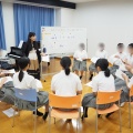 中学生を迎え、大学体験プログラムを実施しました【子ども教育学科】