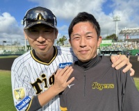 赤星臨時コーチ！熱血指導！！森下に「特によろしくお願いします」