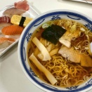 【青森県八戸市】八食センター内、勢登鮨　ラーメン寿司、Ａセット