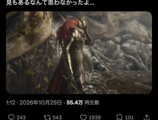 【悲報】人気配信者、エルデンリングのマレニア戦で「遺灰」を使用し叩かれる→お気持ち表明ｗｗｗｗ