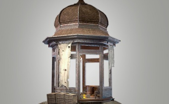 ガゼボのサバイバルテント