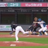 奈良間大己 8回 初球をきっちり送りバント成功させる！
