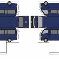 ペーパークラフト　トヨタ・ハイエースコミューター　200系 4型以降