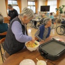 春のお好み焼き作り！