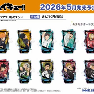 ハイキュー!!』スクエア缶バッジ オフショット×カラー 第一弾BOX＆第二