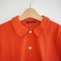 TIGRE BROCANTE(ティグルブロカンテ)　丸襟オープンポロTシャツ