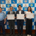 交野警察署管内で発生した特殊詐欺を未然に防いだ方々に感謝状が贈られる