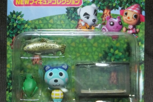 どうぶつの森 森をつくろう！ F-40 グルミン 水槽 魚 カエル フィギュア クーネル - 森をつくろう！NEWフィギュアコレクション