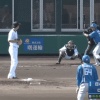 日ハムドラ2有薗、ファームロッテ戦でフェンス直撃の先制タイムリースリーベース！