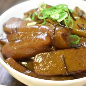 ダイエットに♪こんにゃくのにんにく醤油炒め