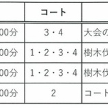 『大岡公園テニスコート先行予約抽選結果【10月分】』の画像