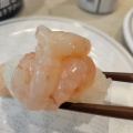 "風情ある庭" 回らない寿司店でいただく柴山港・浜坂港水揚げ 甘エビ(5尾のせ)を堪能
