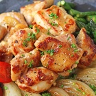 新玉ねぎが主役！とろとろ新玉ねぎの鶏塩バター蒸し！