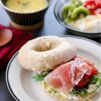 低脂質なベーグルで！大満足で痩せる腸活ごはん