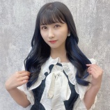 『[イコラブ] 山本杏奈「はじめてのインナーカラー💙🖤˖°」』の画像