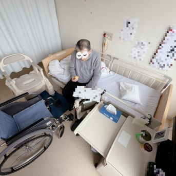 【シニアの暮らし】きゃー、終わってる😭／父の面会して出発。。