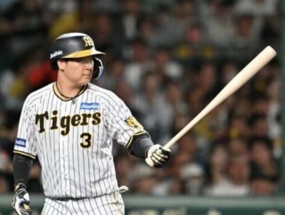 日本シリーズの大山悠輔、18打数1安打