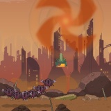ジャンプができるギャラガ的なゲーム「Bullethead」