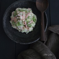 【我が家のお肉屋さん風ポテトサラダ】懐かしい母の味は甘みが味の決め手