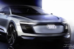 アウディ新型SUV、スケッチ先行公開