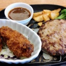 ビッグボーイ 館山店で牡蠣フライ＆手ごねハンバーグ を食べました