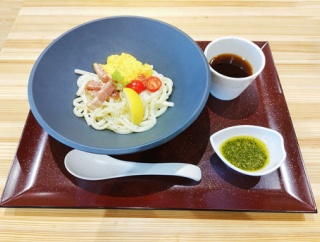 【新店】新食感！和風ジェノベーゼうどんがいただける！マチテラス日進内に誕生したうどん店/イロドリウドン NISSHIN UDON LAB