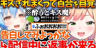 【ホロライブ】ラミィちゃんにキスされまくって「女性もいける」と自覚したねねち、告白しようかなと発言した結果、本人からすぐに返事が来る