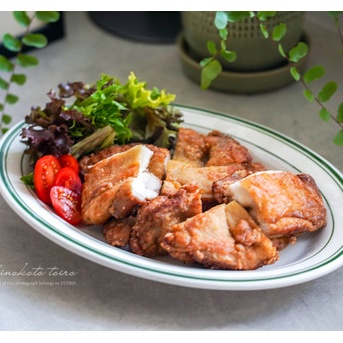 完成しなかった薄衣のフライドチキンのレシピ。