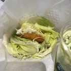 『モスバーガーで野菜たっぷり菜摘』の画像