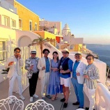 『サントリーニウェディングパーティー』の画像