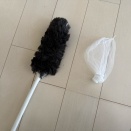 年末のホコリ掃除に(鳥さんの脂粉にも)!!水切りネットでハンディワイパーが長持ち♪