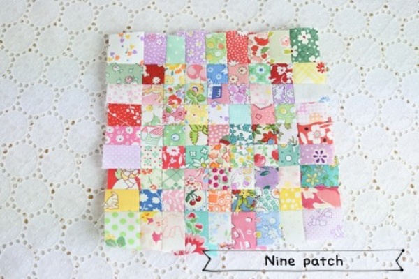 Quilt Qufu blog - ☆ダブルナインパッチのキルト 完成