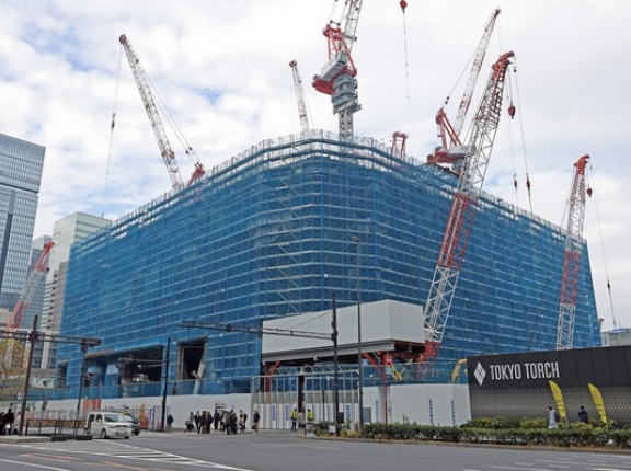 【毎週更新】2025年12月20日撮影「Torch Tower（トーチタワー）」の建設状況！高層部に賃貸住宅も入る高さ日本一の超高層ビル【385m】