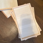 ＊実家の片付けと小さな店の始まり36話 カフェトレイを作る
