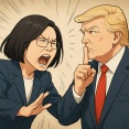 高市｢台湾！台湾！ﾄﾞﾄﾞﾝｶﾞﾄﾞﾝ！｣トランプ｢静かにしろ｡おまえ米中友好の邪魔｣的確な風刺画が話題   |  いやトランプと高市は仲いいだろ